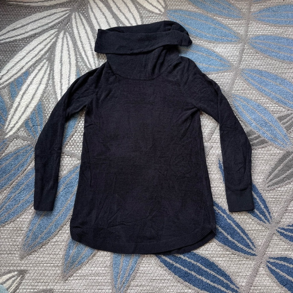 Barefoot Dreams Women’s CozyChic Ultra Lite‎ Coastal Cowl Neck Tunic Size XS
